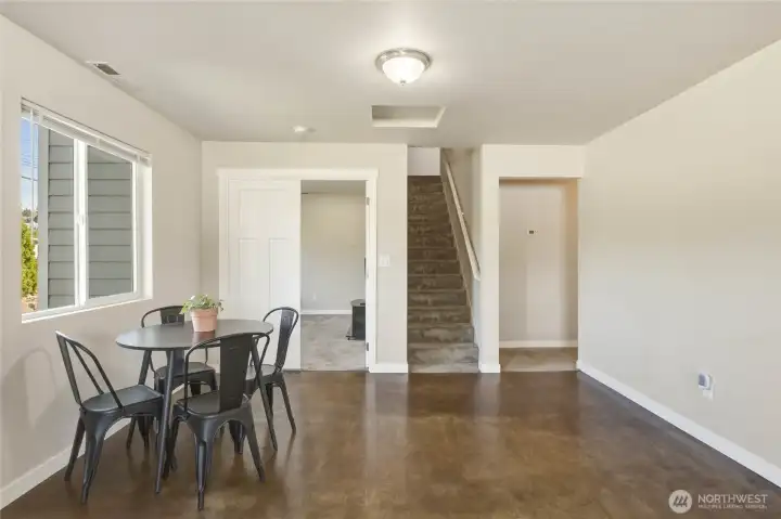 Optional living room or flex space for living room.