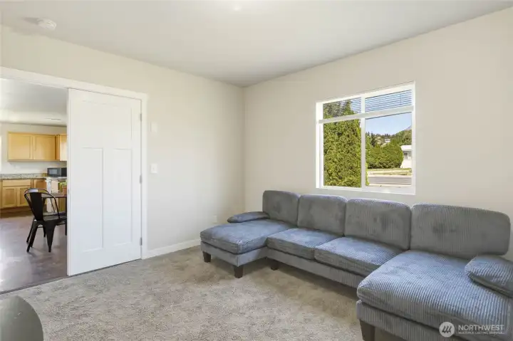 Multi-purpose room, 4th bedroom or rec room.