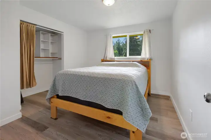 Bedroom #1, Vinyl windows