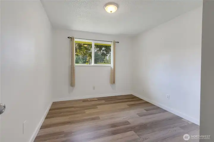 Bedroom #2, vinyl windows