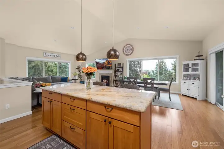 Open Floor Plan Kitchen
