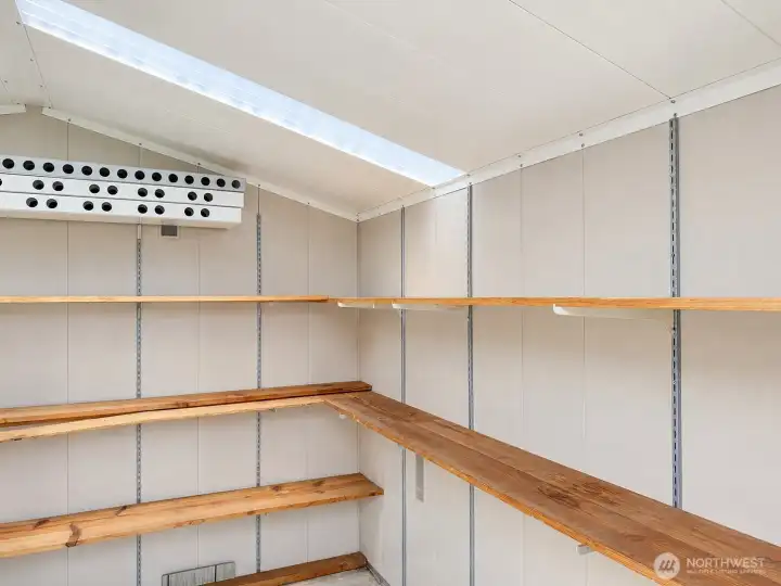 Interior of shed one