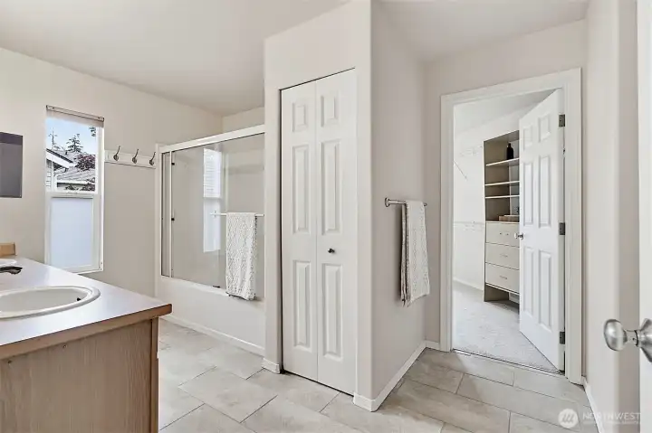 Primary Bath with storage
