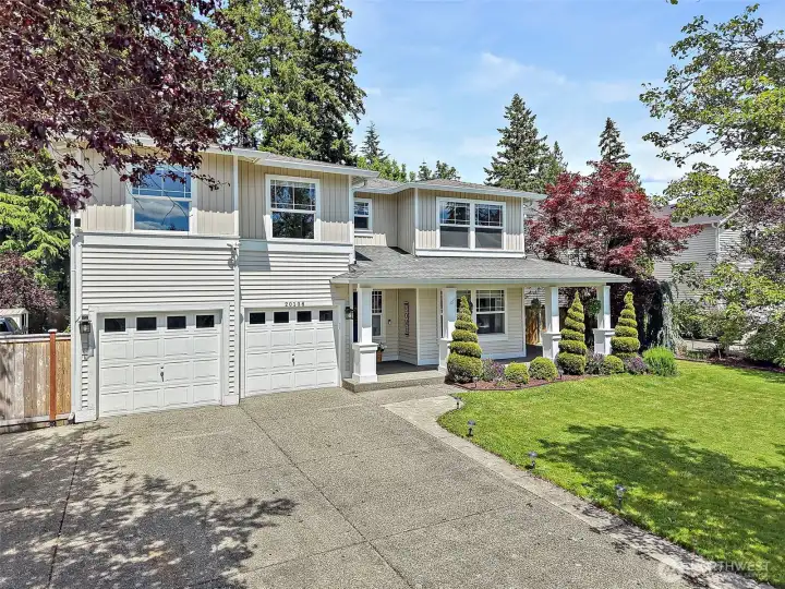 Large driveway