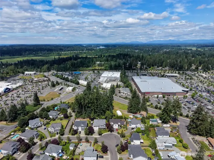 Convient location close to major retail