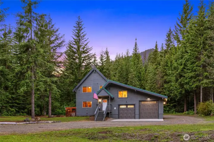 2.61 level, useable acres with a gorgeous private mountain backdrop. This one is special!