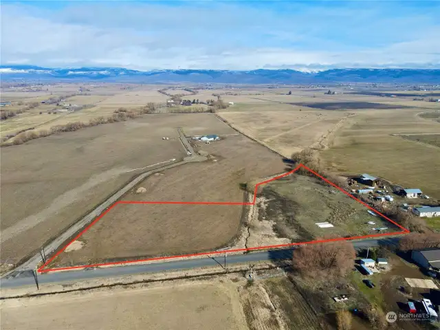 Plenty of room to build closer to Dusty Lane and have accessible pasture on the east side of the property.