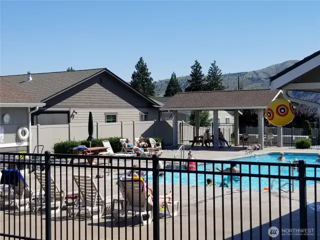 Enjoy refreshing dips in the community pool!