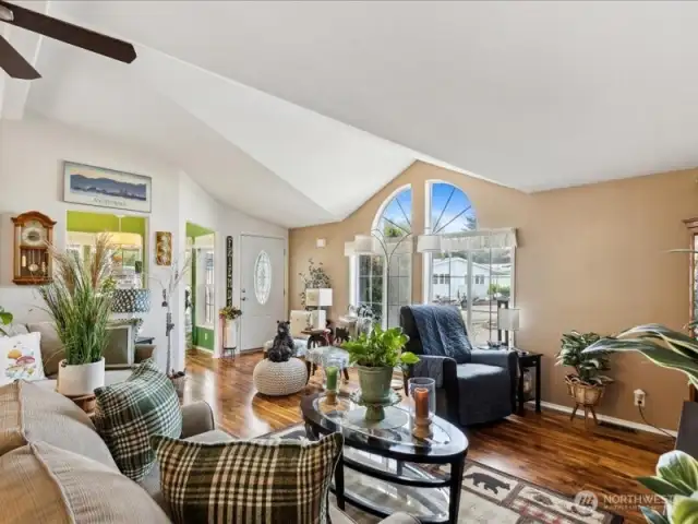 Peaceful family room.