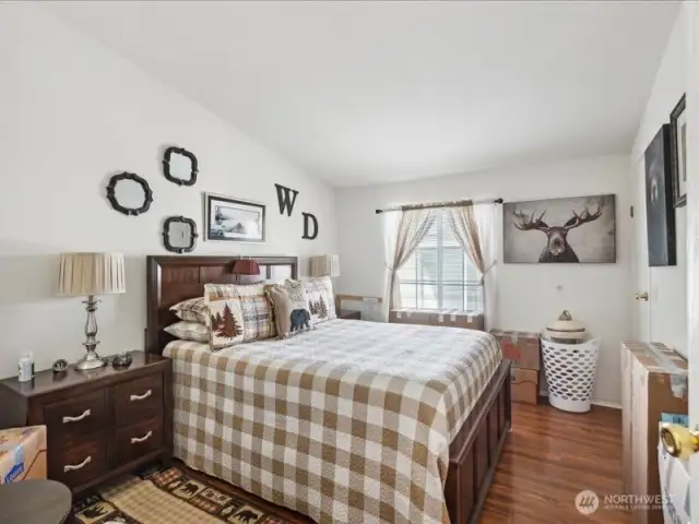 Bedroom #2 is large with room for a big bed and end tables.