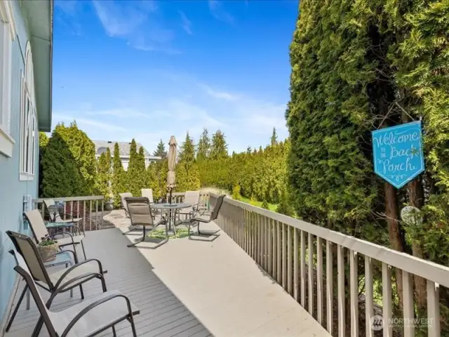 Back Porch is one of the largest in the community.
