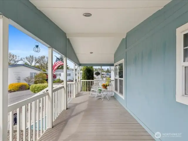 Large covered front porch.