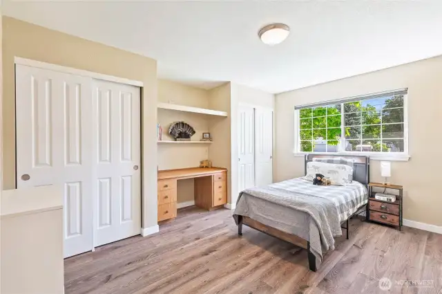 Second bedroom with 2 closets