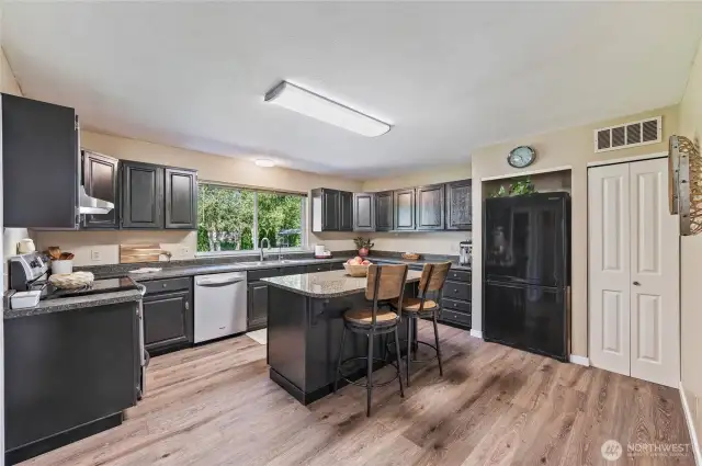 Generous kitchen