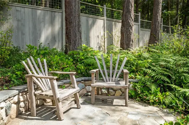 Sitting area by east cabin