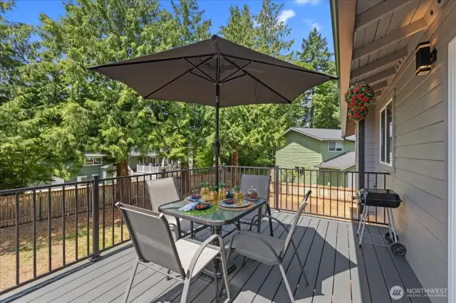 Deck off Kitchen