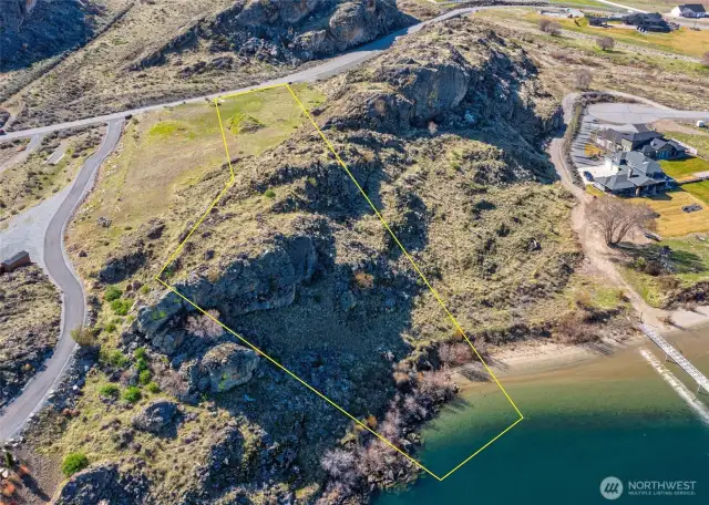 Approx. Property Lines for 247 N Shore Dr.