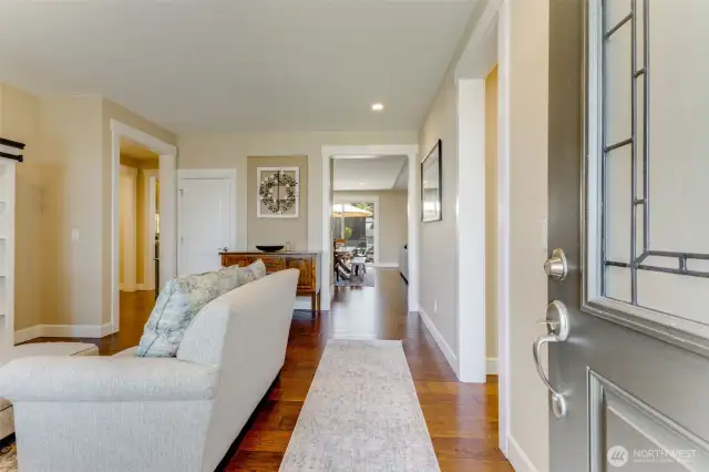Warm and welcoming entry room to greet you and your guests.