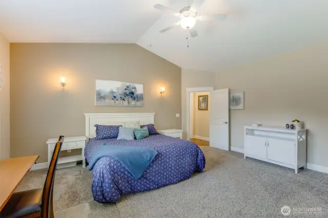 Plenty of room for a king-size bed, dressers, and more.