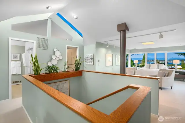 Upstairs primary suite