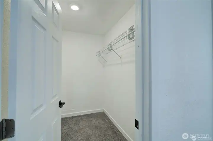 Primary walk in closet