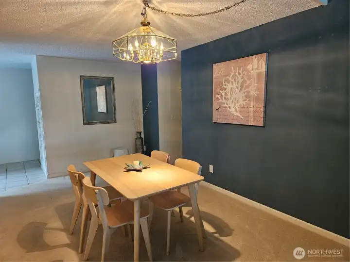 Dining Room adjacent to Living room