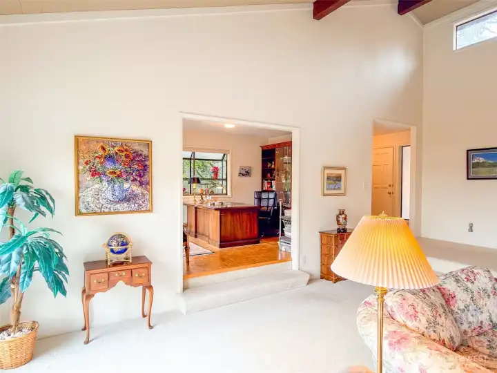 From Living room looking into bonus/office space