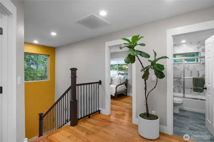 Upstairs landing.