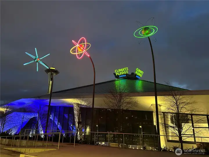 Walk to Climate Pledge Arena.