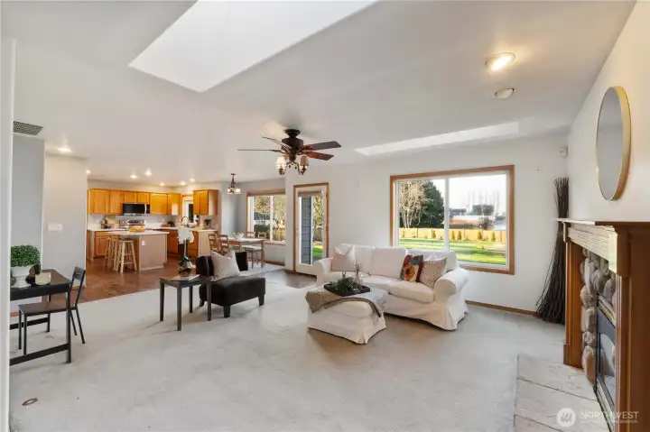 Easy to entertain in this spacious great room