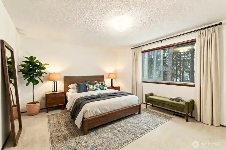 Primary suite, virtually re-imagined to spark your creativity for the space