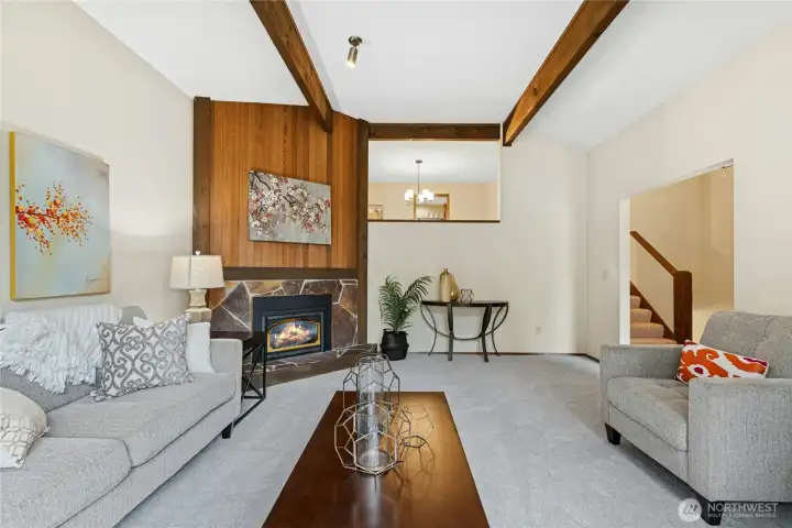 Open and airy living space that captures the essence of Northwest Contemporary design.