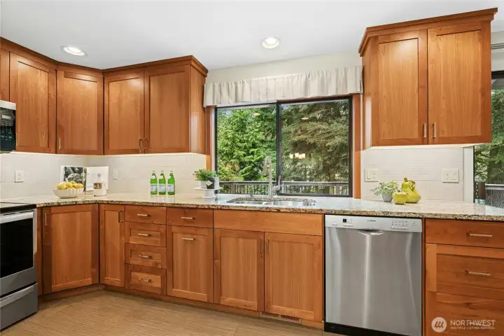 Premium stainless appliances and thoughtful layout designed for both cooking and entertaining.