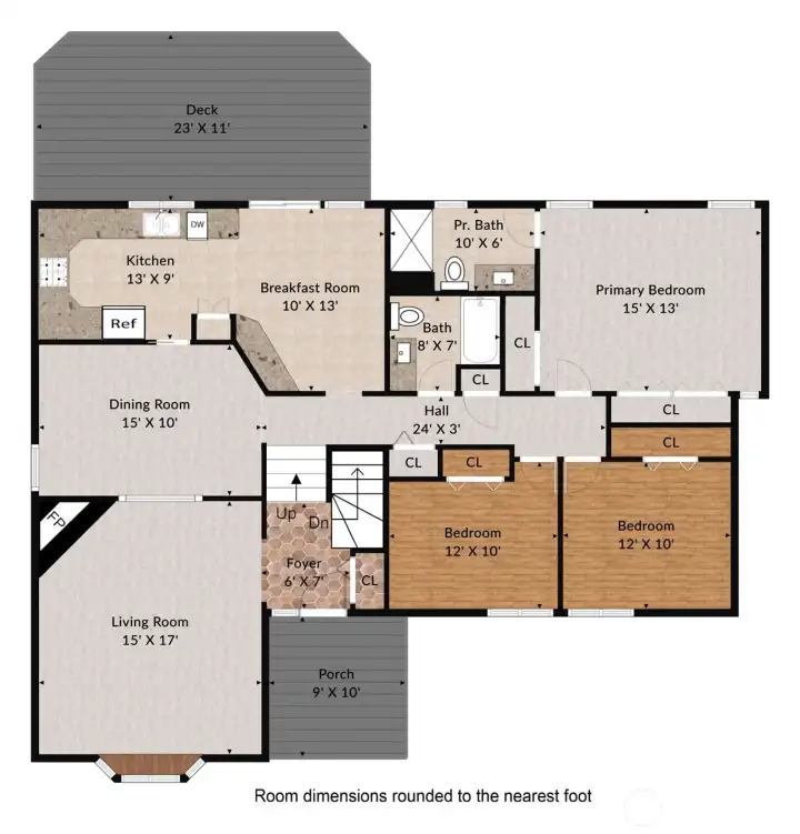 Flexible and open floorplan. Perfect for generational living!