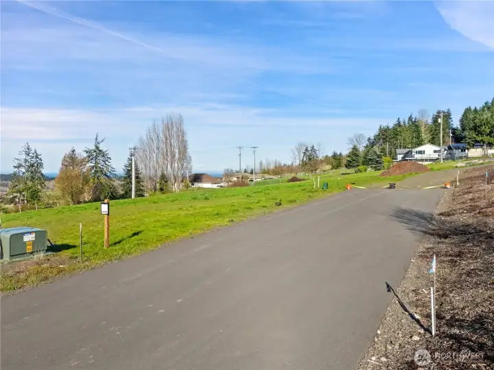 Shared driveway for Lots 1-4. Maintenance agreement in place.