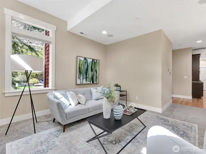 Open, inviting living space designed for gathering and relaxing