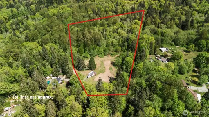 Maybe you add a barn & some animals. Lots of room for trails & exploring in your own little forest too.