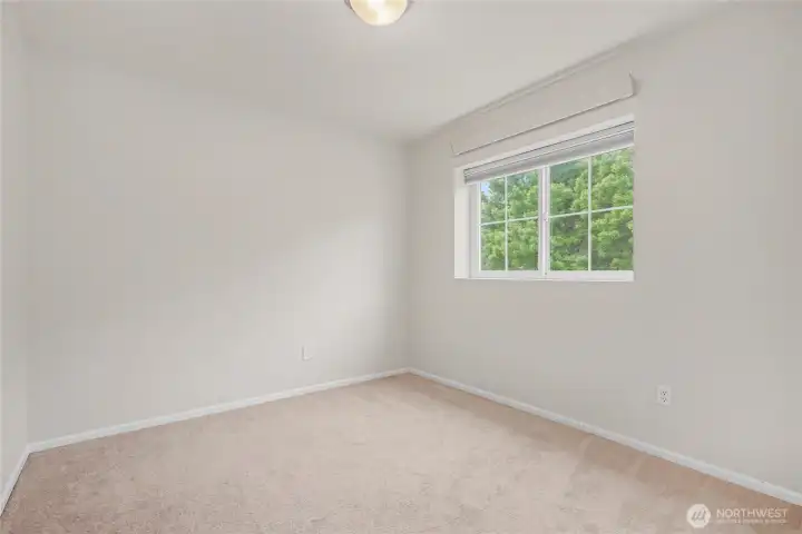 Bedroom #3 without virtual staging.
