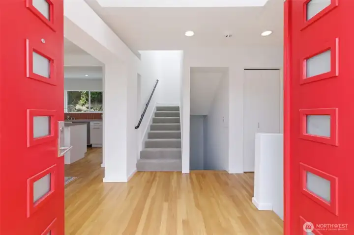 Main floor entry.