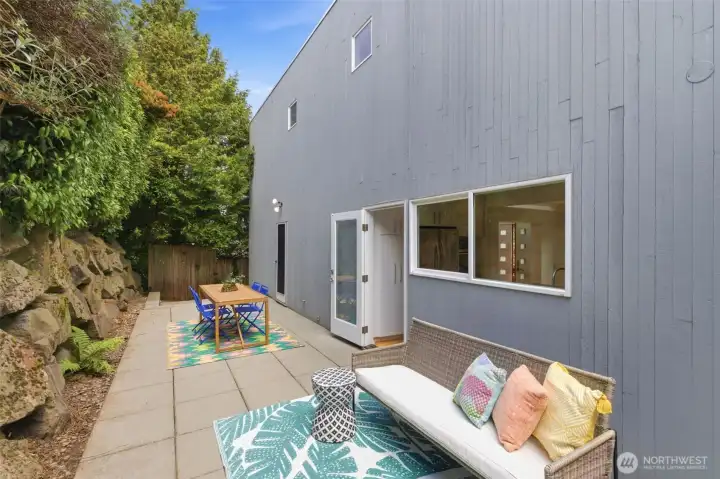 Private patio.