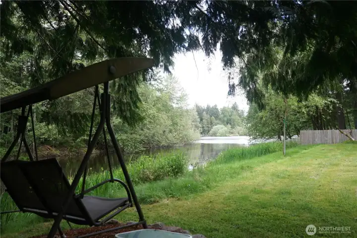 What a peaceful spot to enjoy the view.