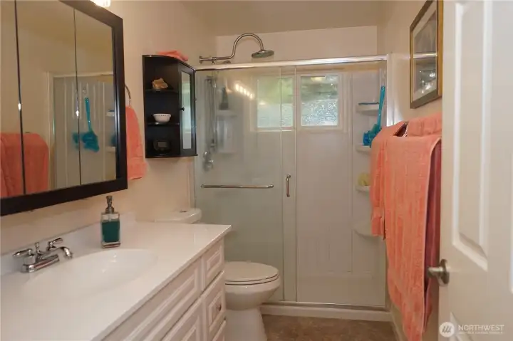 Main floor bath.