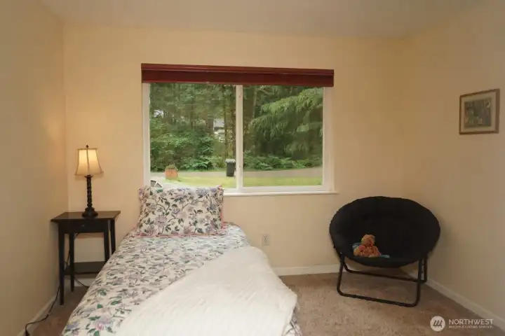 Bedroom number 4 is on the lower level.