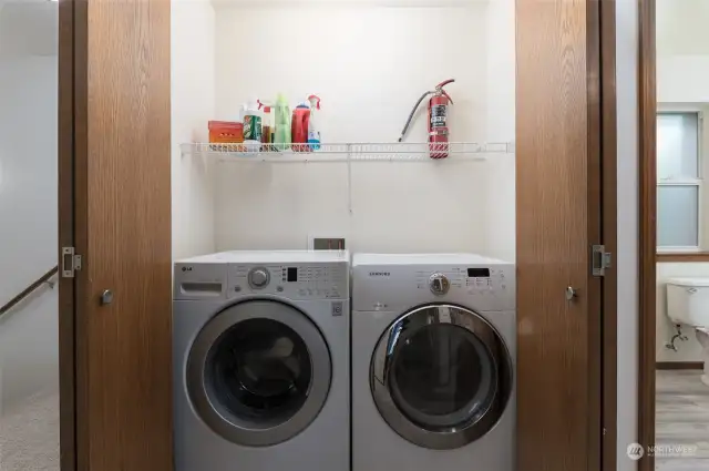 Laundry closet