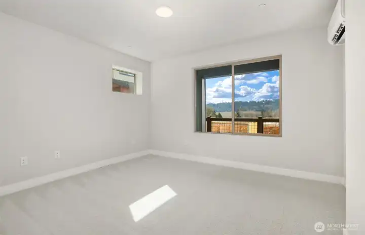 Bedroom on lower level