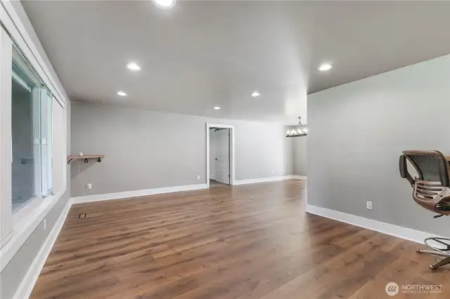 Third living space on the main floor.