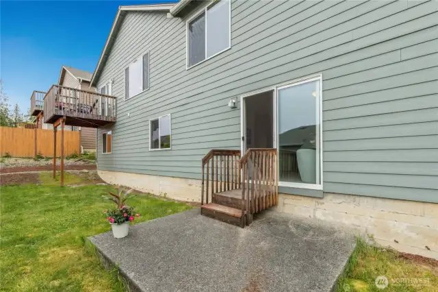 Deck and patio