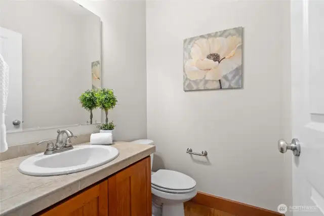 Main floor Powder Room.