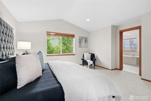 Room for all your furniture in this oversized Primary Bedroom.
