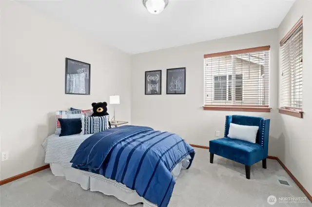 3 Secondary Bedrooms, light and bright.